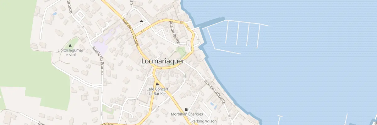 Plan du 16 Rue Clemenceau à Locmariaquer