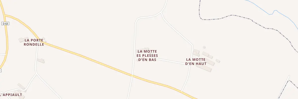 Plan du 3 La Motte Es Plesses à La Harmoye