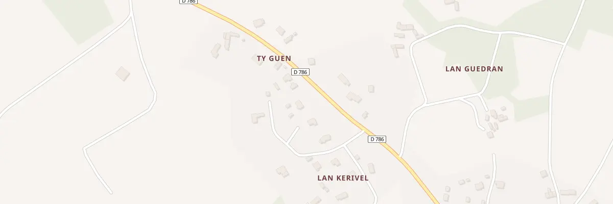 Plan du 21 Ty Guen à Plouha
