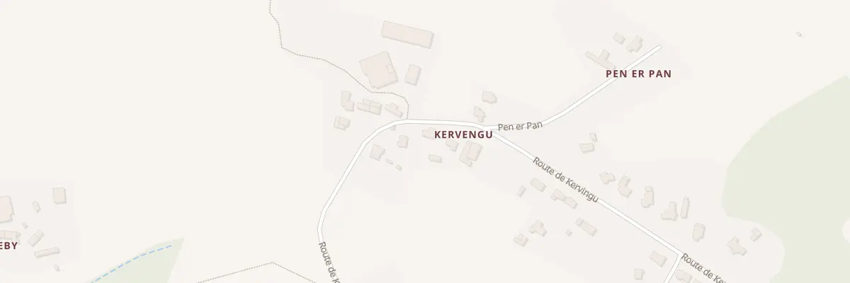 Plan du 32 Rte de Kervingu à Pluneret