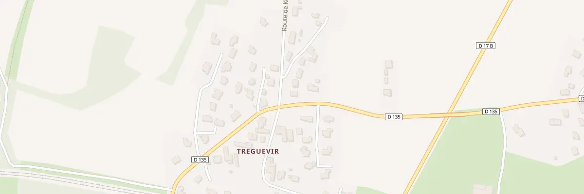 Plan du 13 Rte de Tréguévir à Pluneret