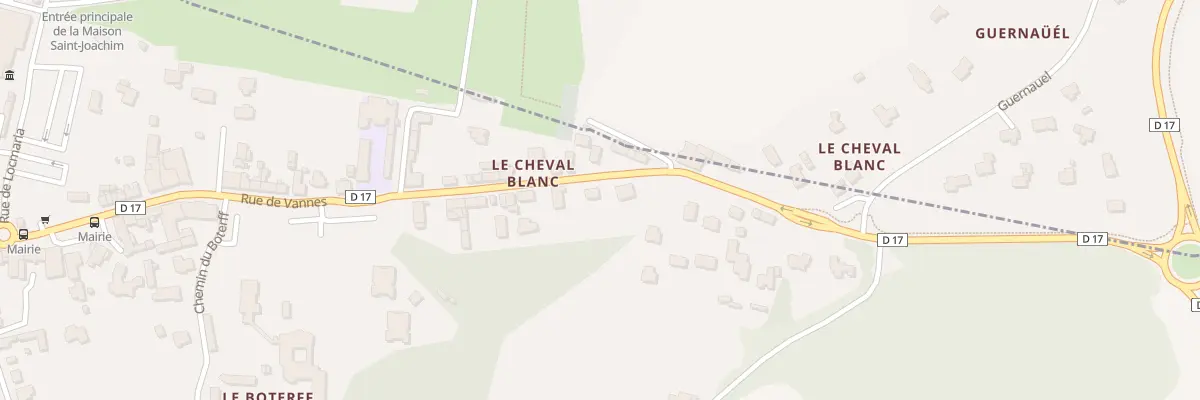 Plan du 88 Rue de Vannes à Sainte-Anne-d’Auray