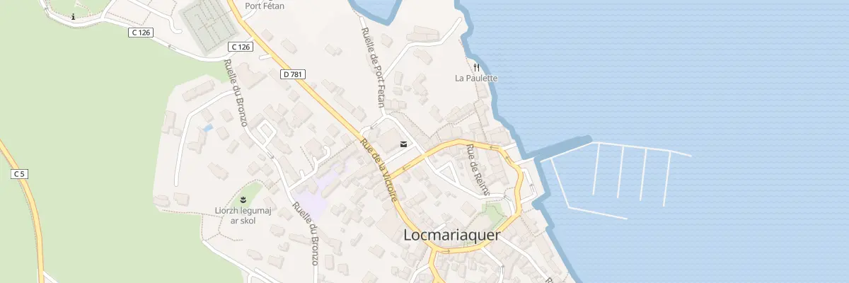 Plan du 9 Rue de Verdun à Locmariaquer