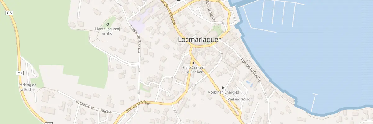 Plan du 5379 Le Bourg à Locmariaquer