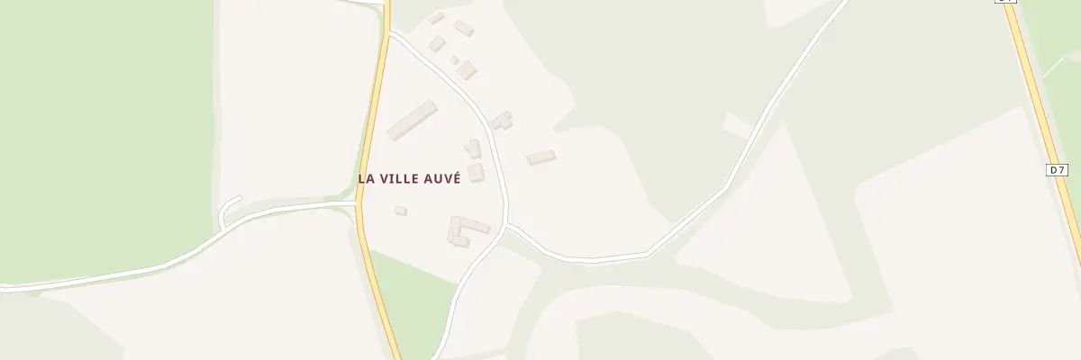 Plan du 7 La Ville Auvee à Cohiniac