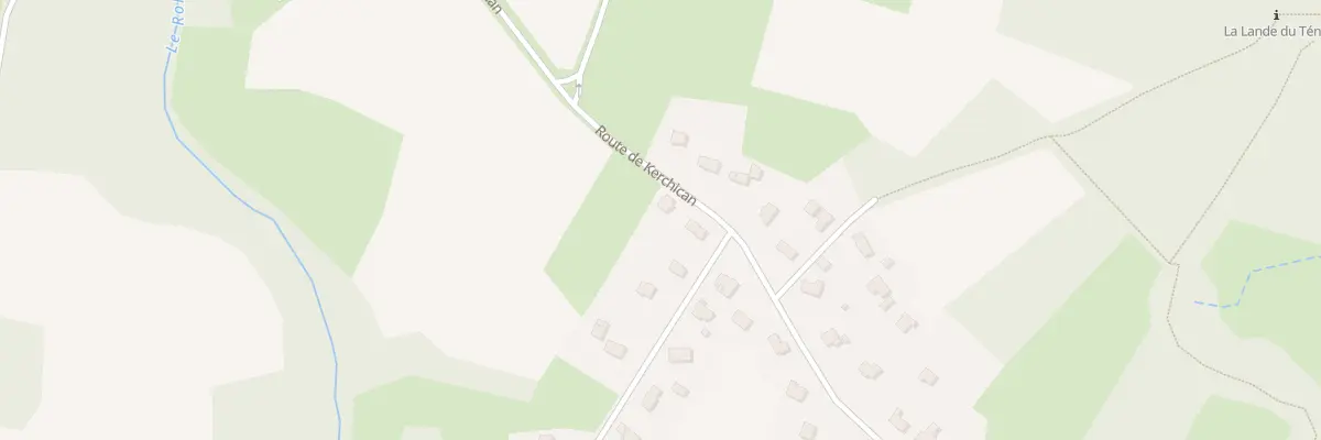 Plan du 4A Rte de Kerchican à Pluneret