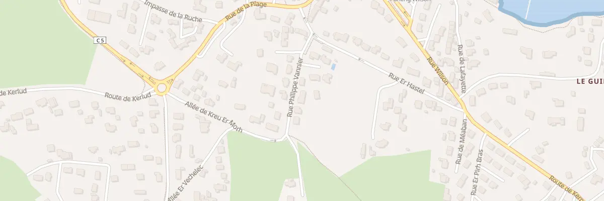 Plan du 9 Rue Philippe Vannier à Locmariaquer