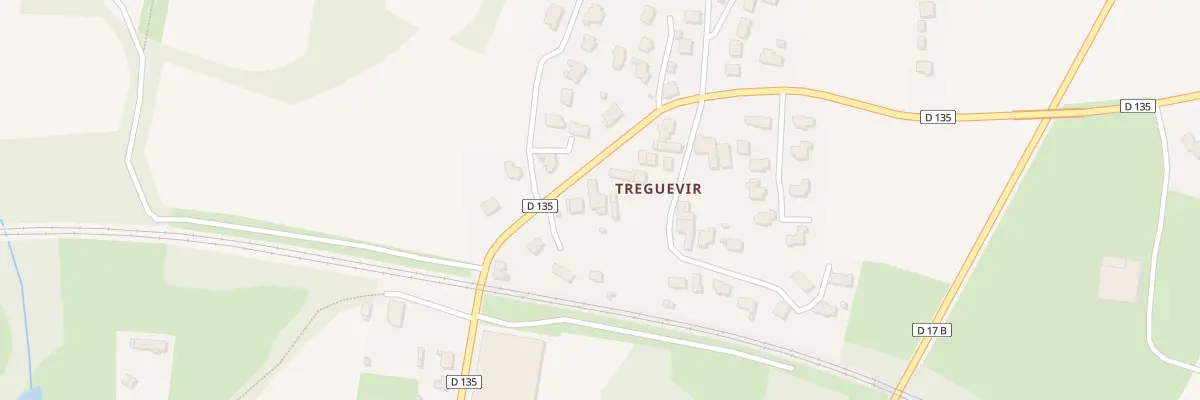 Plan du 6 Rte de Tréguévir à Pluneret