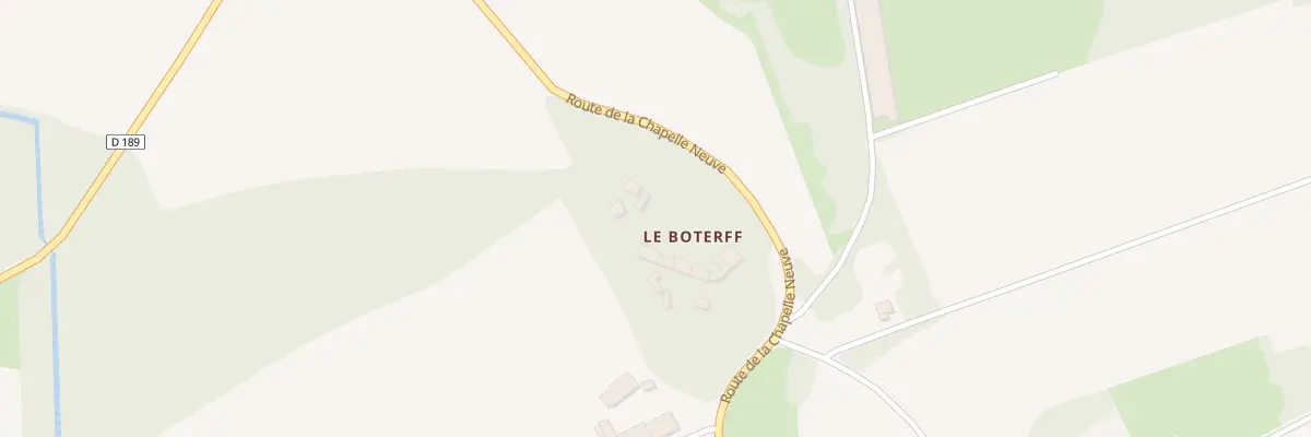 Plan du 5216 Le Boterff à La Chapelle-Neuve