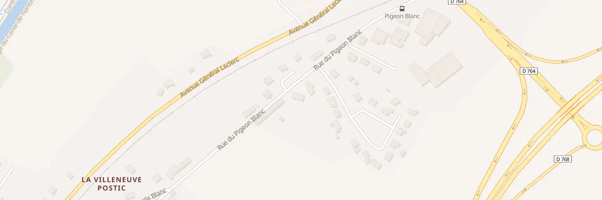 Plan du 80 Rue du Pigeon Blanc à Pontivy