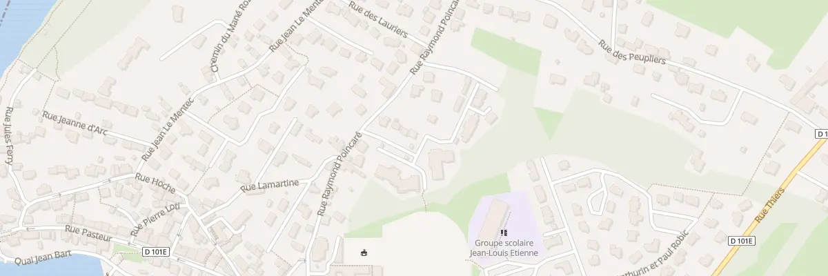 Plan du 7 Rue Simone Veil au Bono