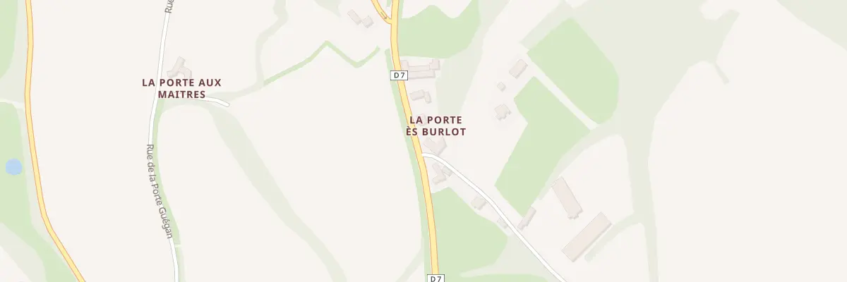 Plan du 5 La Porte ès Burlot à Cohiniac