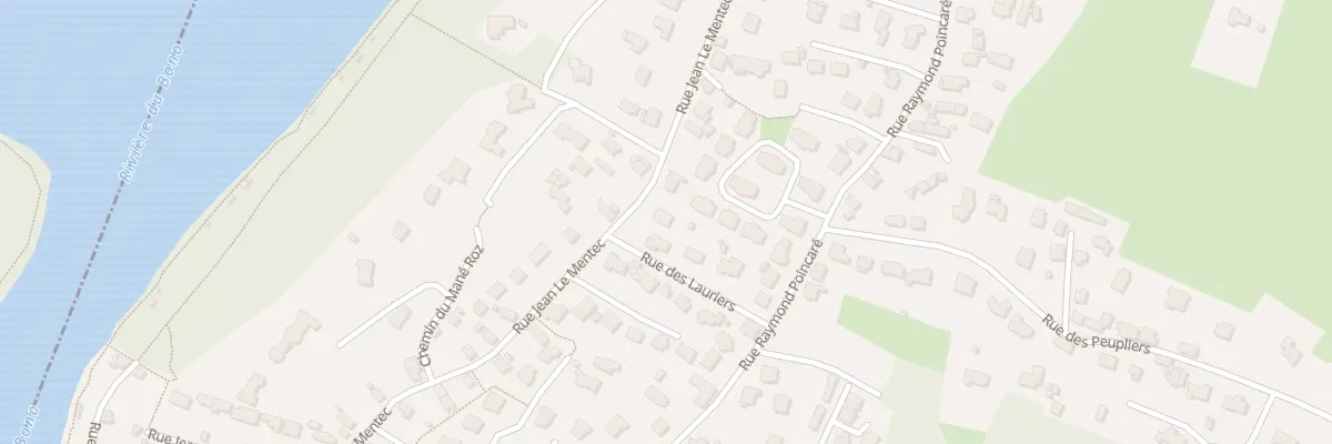 Plan du 30 Rue Jean le Mentec au Bono
