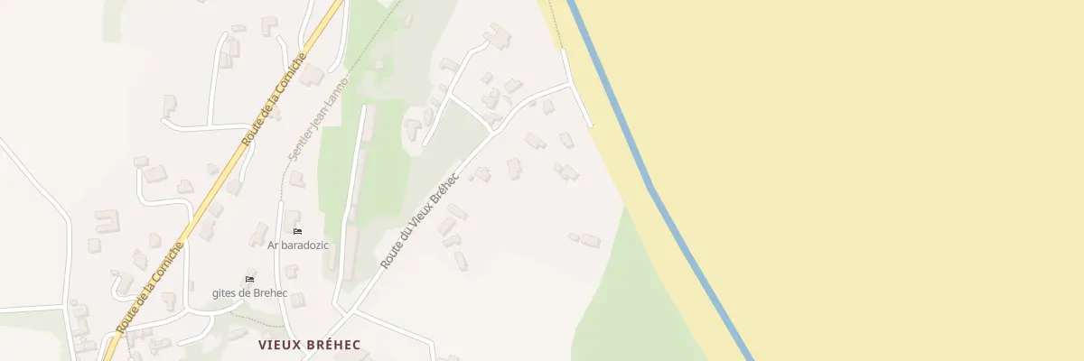 Plan du 38 Rte du Vieux Brehec à Plouha