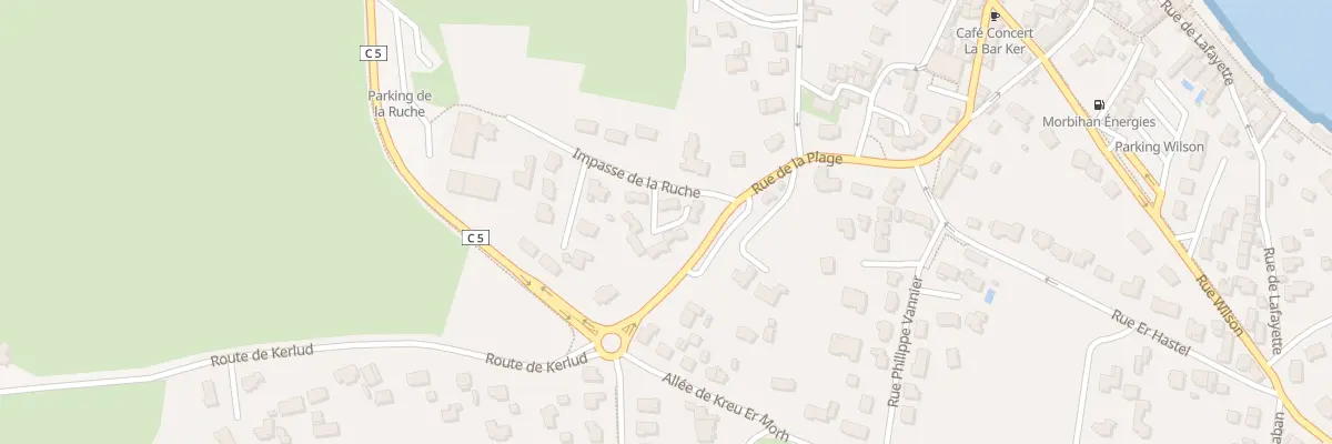 Plan du 1 Imp de la Ruche à Locmariaquer