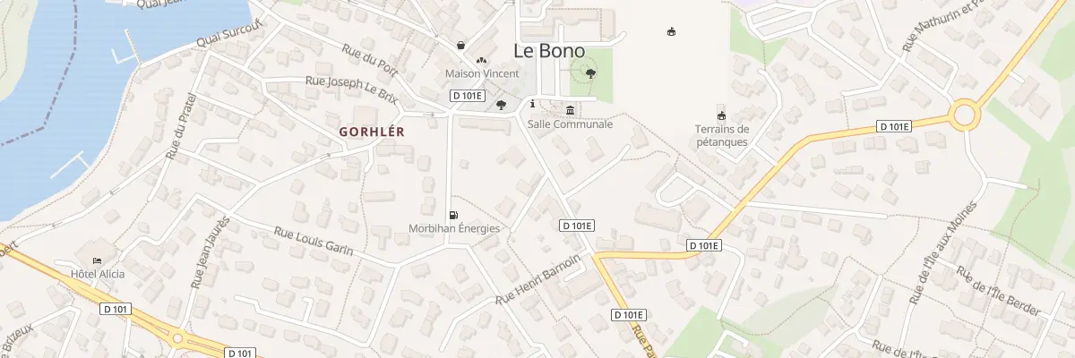 Plan du 50 Rue Pasteur au Bono