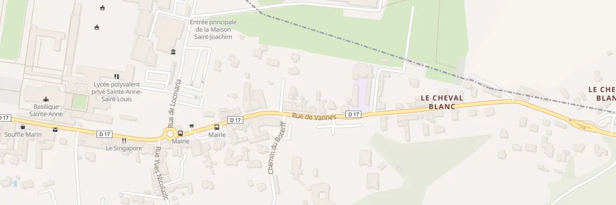 Plan du 37 Rue de Vannes à Sainte-Anne-d’Auray