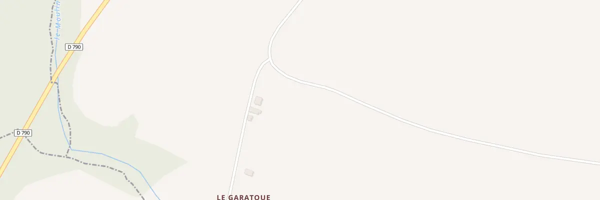 Plan du 1 Le Haut de la Lande à Lanfains