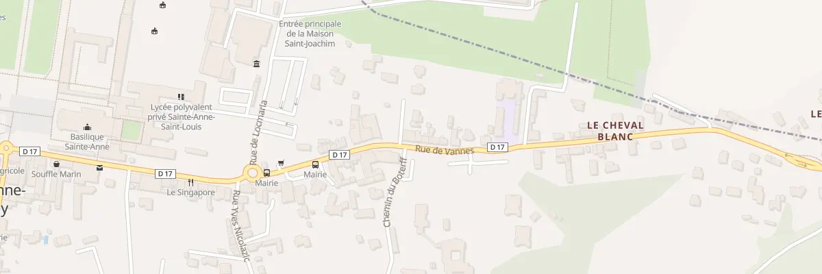 Plan du 31 Rue de Vannes à Sainte-Anne-d’Auray
