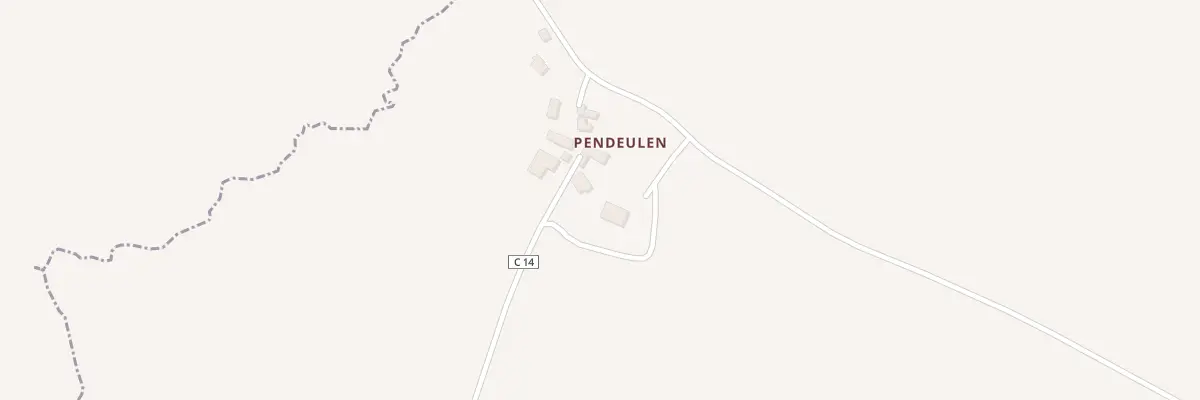 Plan du 1 Pendeulen à Saint-Connec