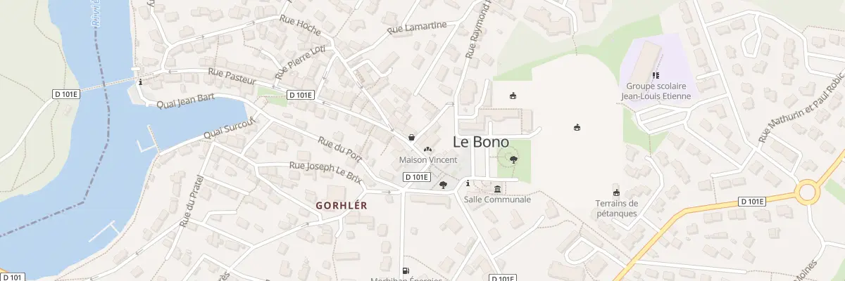 Plan du 43 Rue Pasteur au Bono