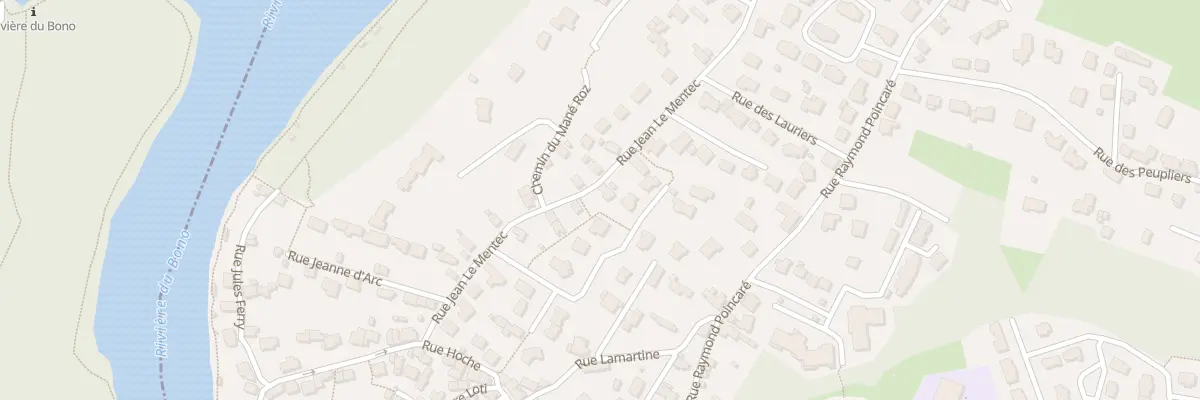 Plan du 20 Rue Jean le Mentec au Bono