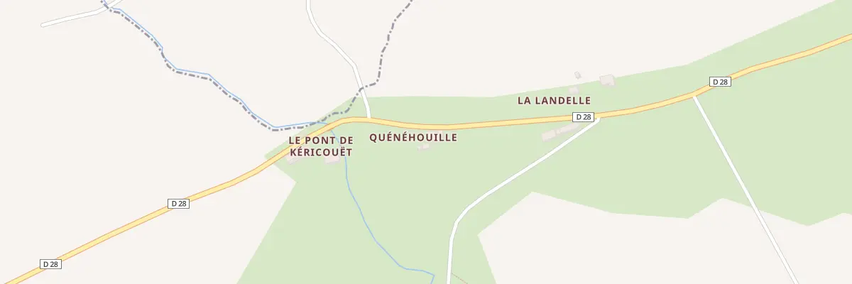 Plan du 5244 Querrehouille au Vieux-Bourg
