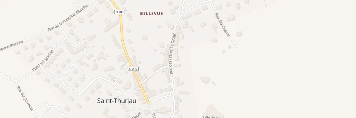 Plan du 8 Rue des Frères le Drogo à Saint-Thuriau