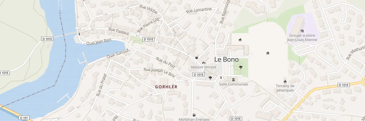 Plan du 42 Rue Pasteur au Bono