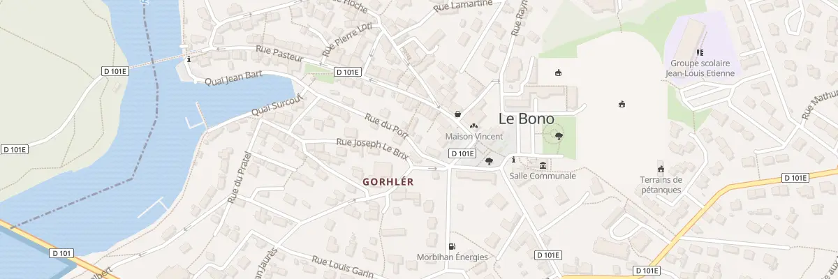 Plan du 9 Rue du Port au Bono