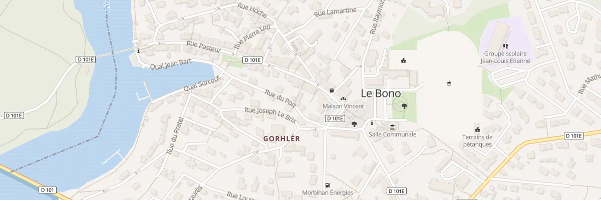 Plan du 7 Rue du Port au Bono