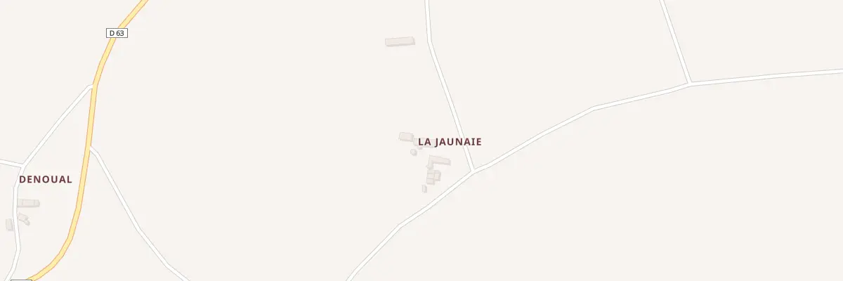 Plan du 3 La Jaunaie à La Harmoye