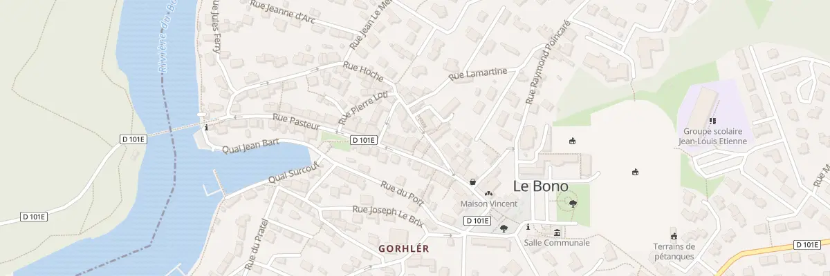 Plan du 31 Rue Pasteur au Bono