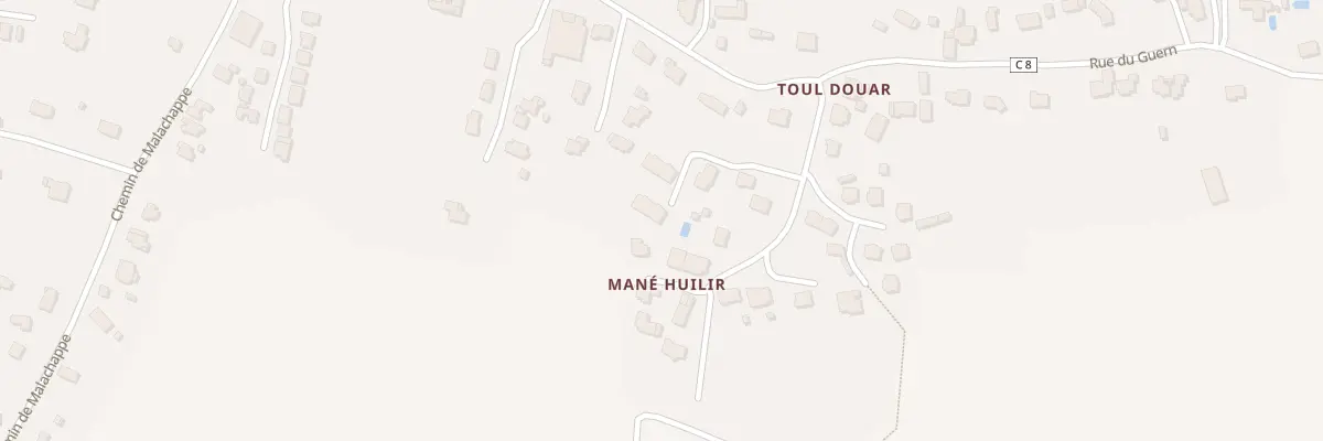 Plan du 9 All des Celtes à Locoal-Mendon