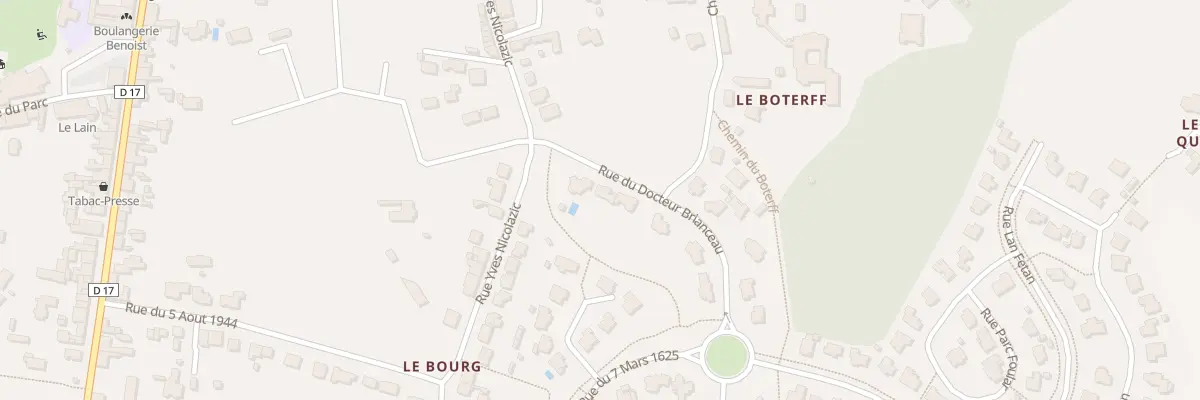Plan du 4 Rue du Docteur Brianceau à Sainte-Anne-d’Auray