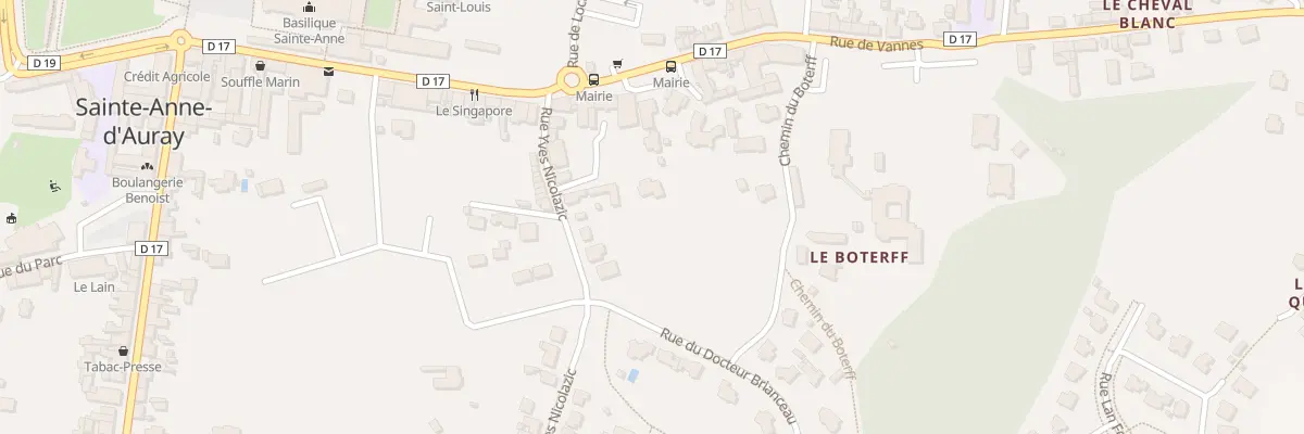 Plan du 13B Rue Nicolazic à Sainte-Anne-d’Auray