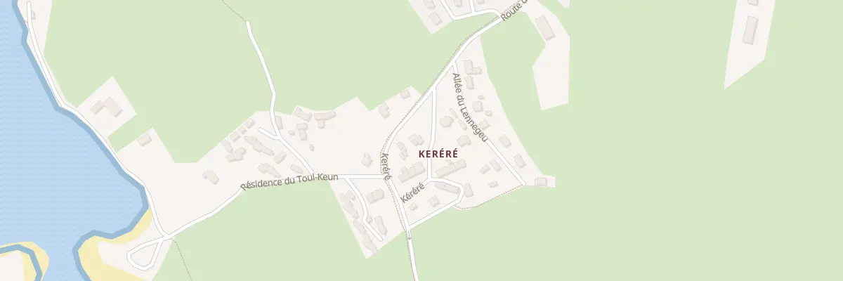 Plan du 23 Rte de Kéréré à Locmariaquer