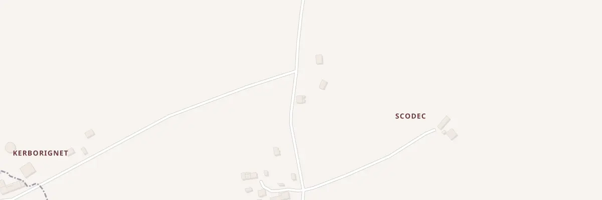 Plan du 3 Kerfraval à Saint-Thuriau