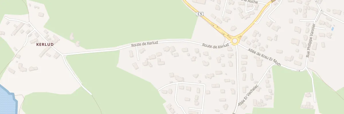 Plan du 17 Route de Kerlud à Locmariaquer