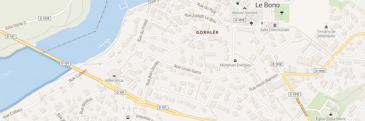 Plan du 5 Rue Louis Garin au Bono