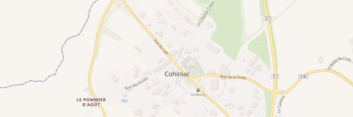 Plan du 2 Rue du Leff à Cohiniac