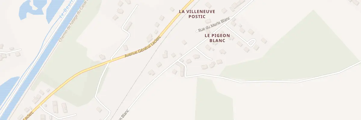 Plan du 50 Rue du Pigeon Blanc à Pontivy