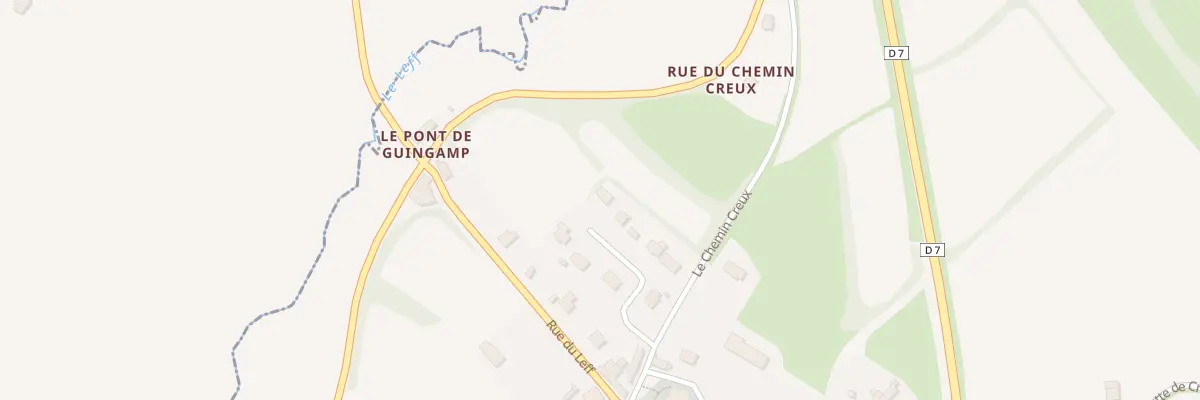 Plan du 12 Lot Ker Iliz à Cohiniac