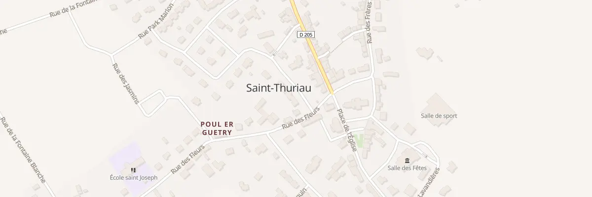 Plan du 14 Rue des Oiseaux à Saint-Thuriau