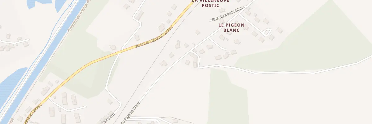 Plan du 48 Rue du Pigeon Blanc à Pontivy