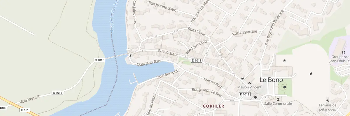 Plan du 18 Rue Pasteur au Bono