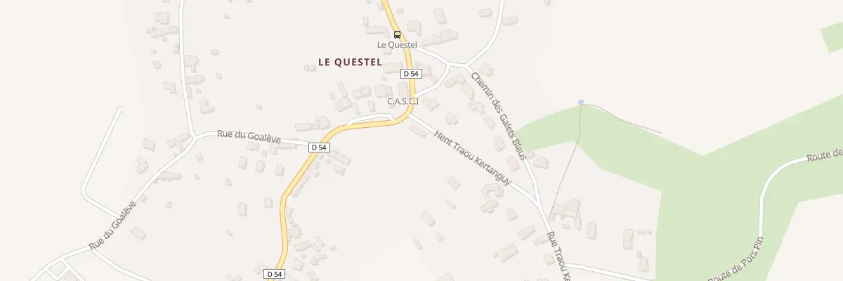 Plan du 35 Rte du Questel à Plouézec