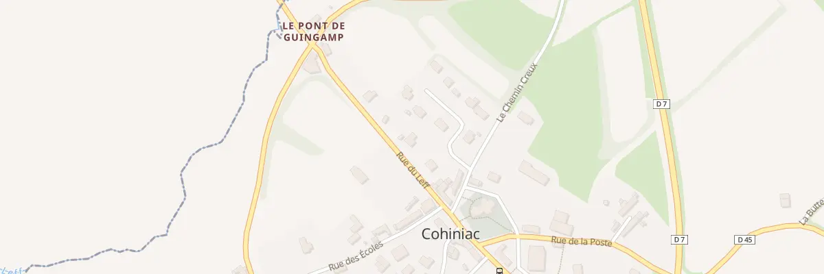 Plan du 10 Rue du Leff à Cohiniac