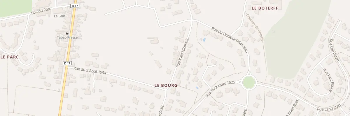 Plan du 26 Rue Nicolazic à Sainte-Anne-d’Auray