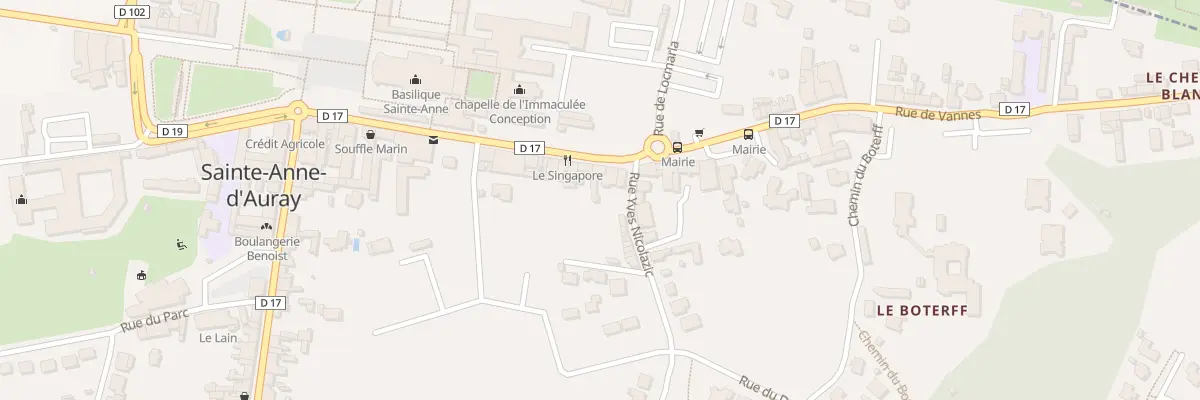 Plan du 44 Rue de Vannes à Sainte-Anne-d’Auray